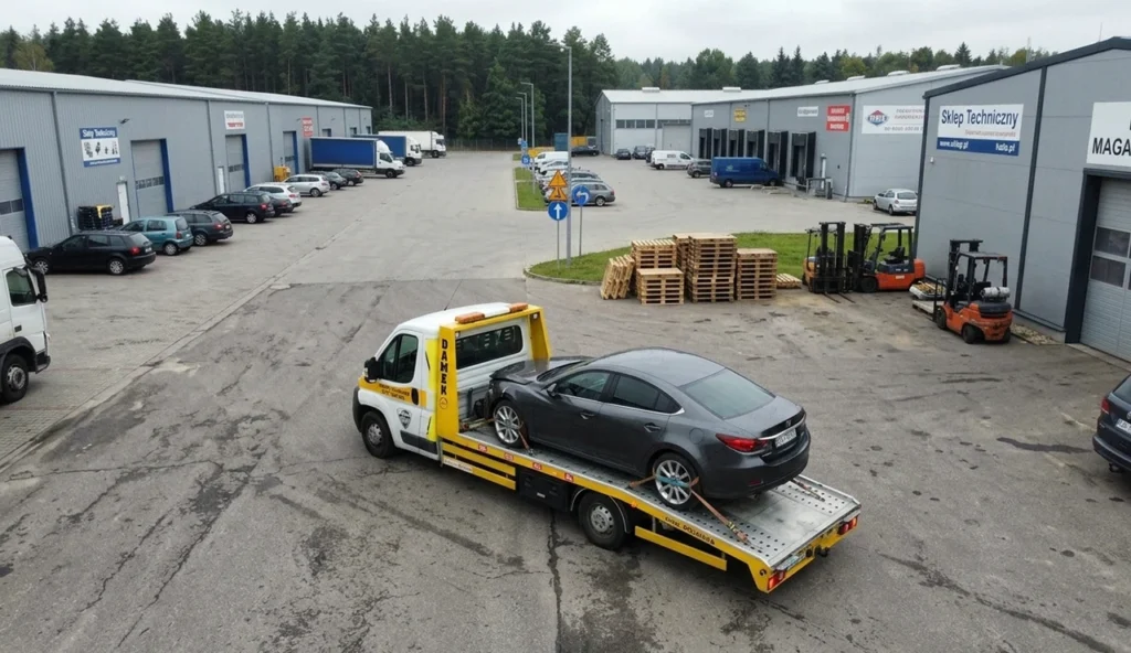 jak holować auto z automatem