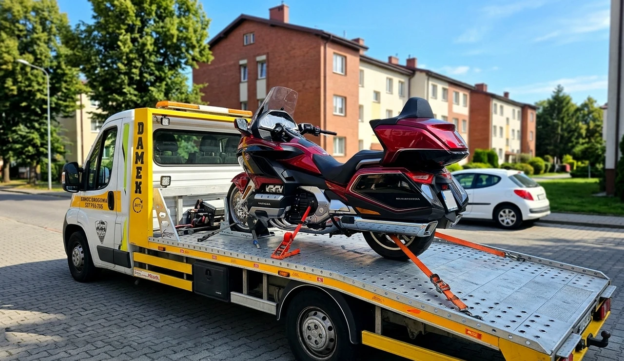 Transport motocykla lawetą – jak wygląda i ile kosztuje?