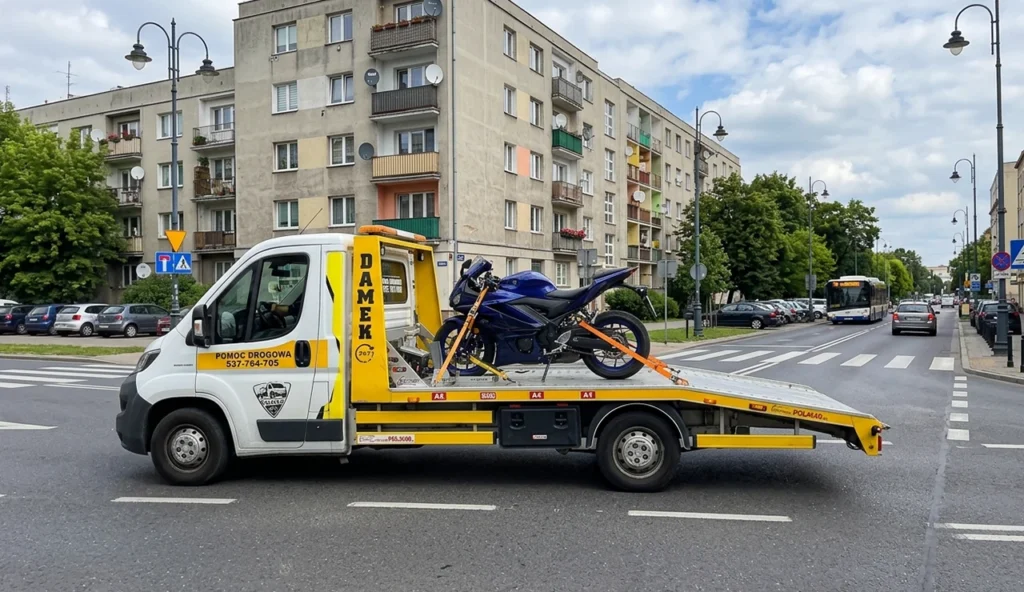 jak transportować motor na lawecie