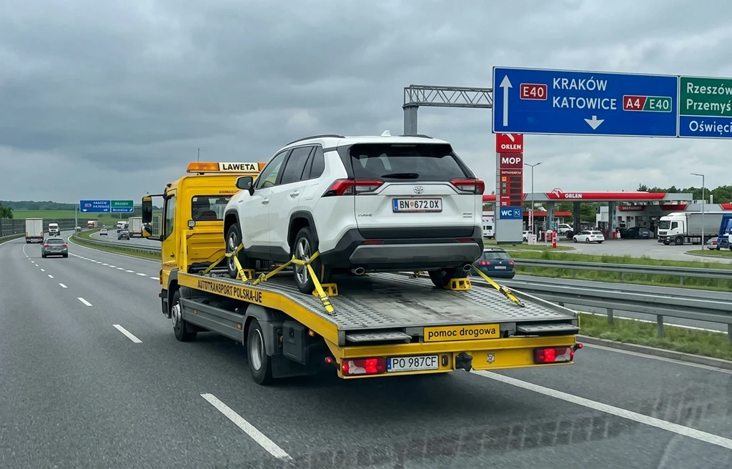 transport auta zza granicy krok po kroku
