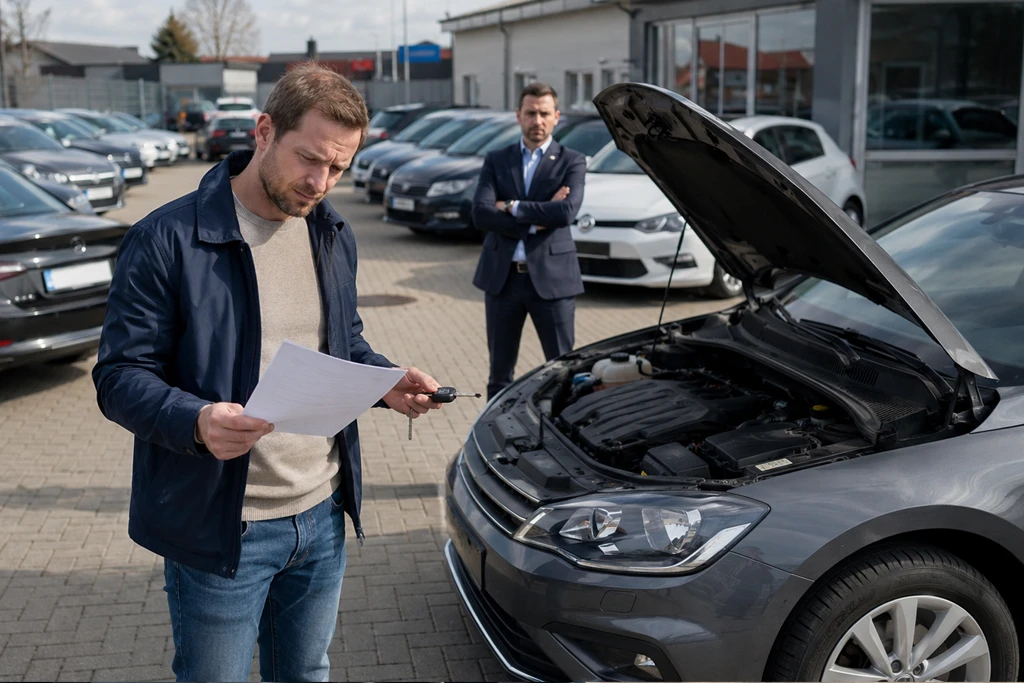 auto zepsuło się po zakupie co robić